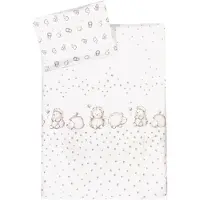 Julius Zöllner Kinderbettwäsche "Igelchen, in 100x135cm passt in Babybetten von 70x140cm und 60x120cm", mit kleinem Igel, 80x80 cm für Wiegen, Stubenwagen und Kinderwagen