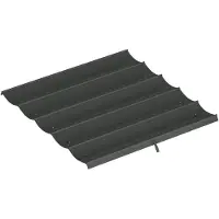 Outsunny Ersatzdach für Pergola, 2,5x2,55m Pergola-Dach mit Entwässerungslöchern