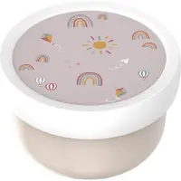 Mepal Campus Fruchtbox 300 ml mit Gabel - Sunshine & rainbow