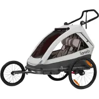 Lionelo 2in1 Fahrradanhänger und Kinderwagen
