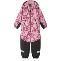 Reima Schneeanzug - Kurikka - Grey Pink m. Blumen - - 6 Jahre (116) - Schneeanzüge