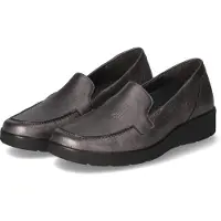 Semler Damen Slipper Grau Glattleder Größe: 44,5