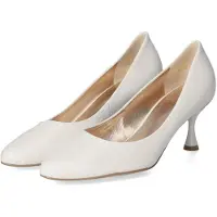 Högl Damen Pumps Weiß Glattleder Größe: 40