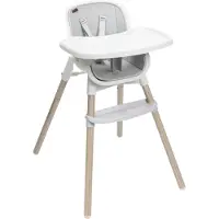 Chicco Zest Plus Wooden Hochstuhl Silber Kinder Silber One Size