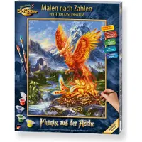 Schipper Malen nach Zahlen "Meisterklasse Premium - Phönix aus der Asche", bunt, Malvorlagen, KinderB:40cm H:50cm, Malen nach Zahlen, Made in Germany, B:40cm H:50cm