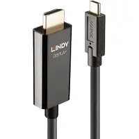 Lindy 43317, 10 m, USB Typ-C, HDMI Typ A (Standard), Männlich, Männlich, Gerade