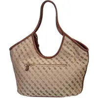 GUESS für Damen. HWJG2313230 Samantha Tote-Tasche mit Logo, beige (OSFA), Lässig, Polyester