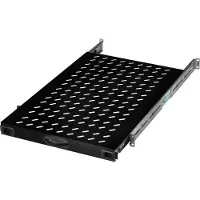 Digitus Ausziehbarer Fachboden für 483 mm (19")-Schränke, Schwarz