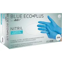 Ampri Blue Eco-Plus - Nitril-Untersuchungshandschuh M 100 Stk. St Handschuhe