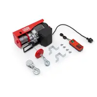 HBM elektrische Seilwinde mit kabelloser Fernbedienung 250 kg, 18 m