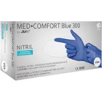 Ampri MED-Comfort Blue 300 - Nitril-Untersuchungshandschuh M 100 Stk. St Handschuhe