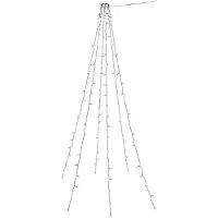 Sygonix LED-Baummantel Innen/Außen 230 V/50 Hz 120 SMD LED Warmweiß Leuchtmodus einstellbar