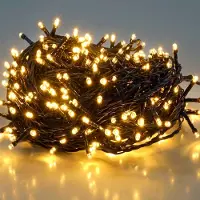 Salcar 5m 50 LED Lichterkette Innen 8 Lichtmodi & Memory-Funktion Party LED Lichtervorhang Weihnachten Hochzeit Deko
