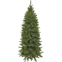 Triumph tree Bristlecone Fir Weihnachtsbaum Künstlich in Säulenform - Weihnachtsdeko für Schmale Räume - Weihnachten Deko mit Natürlicher Optik - H185 x Ø79 cm - Grün