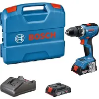 Bosch Akku-Bohrschrauber GSR 18V-65 18V 2x 2.0Ah Akkus inkl. L-Case