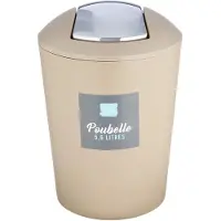 Douceur d'intérieur Flic Flac Abfalleimer, 5.6 L Taupe