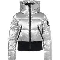 Goldbergh Bombardino Damen Bomber Skijacke mit Kapuze silber 36
