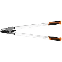 Neo Tools Amboss-Astschere, max Schnittdurchmesser 40 mm, Klingen mit Antihaftbeschichtung, Aluminiumgriffe, rutschfeste Griffe aus zwei Materialien, Ambossklinge für hartes und trockenes Holz