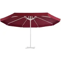 vidaXL Ersatzbezug für Sonnenschirm Bordeauxrot 515 cm