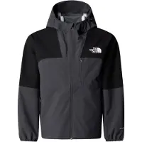 The North Face TEEN HIKE PACKABLE SHELL TNF BLACK/ASPHALT GREY
