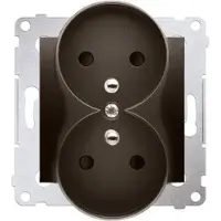 Kontakt-Simon DGZ2MZN.01/46, Bronze, Kunststoff, IP20, 250 V, 75 mm, 46 mm