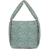 Fritzi aus Preußen Schultertasche Tonnje Hobo Bag Cheetah Green Rose grün