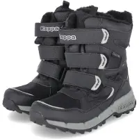 Kappa Kinder Winterstiefel/ Snowboots VIPOS Schwarz Textil-Synthetik-Mix Größe: 28