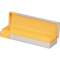 Rhodia Rhodiarama Stiftebox aus Kunstleder, 21x5,5x3cm - Silber 318871C