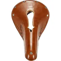 Brooks Saddle B17 Narrow Carved, Leather, Honey honey