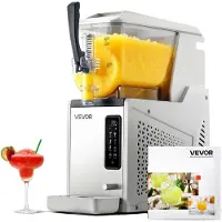 Vevor Slush Maschine 1 x 3 L, Slusheis Eisbereiter 350 W (kein Eis nötig), Elektrische Margarita-Maschine mit Selbstreinigungsfunktion