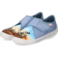 Superfit Hausschuh Bill, 221-011: Deutsch:31, Color:blau-kombi
