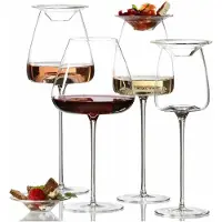 Zieher Rotweinglas "Weingläser + Deckel Vision Balanced 850 ml 2er Set transparent"