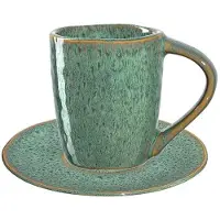 Leonardo MATERA Espresso Set grün 8-teilig