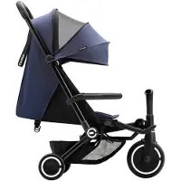 Smartrike Dreirad Traveler, faltbar, umbaubar, blau, ab 6 Monaten, Sitzhöhe 35 cm