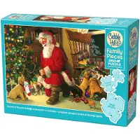 Cobble Hill Puzzle XXL Pieces Santa's Lucky Stocking 350 Teile