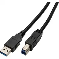 Captiva Kabel USB Kabel A-Stecker B-Stecker schwarz 2m USB-A auf USB-B