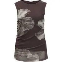 Object Gerafftes Top Braun XS