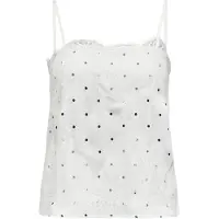 Object Spitzen Camisole Trägertop Weiß 38