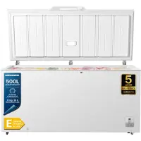 Heinner HCF-HS500EE++, 500 l, 23 kg/24h, SN-T, 40 dB, E, Weiß