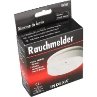Indexa 10502 Rauchmelder, optisch, inkl. Duracell 9V Battterie, EN14604, DIN14676 RA260