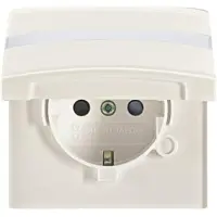 Busch-Jaeger 2064-0-0299, CEE 7/3, 2P+E, Weiß, IP44, 250 V, 16 A