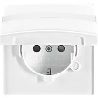 Busch-Jaeger 2064-0-0301, CEE 7/3, 2P+E, Weiß, IP44, 250 V, 16 A