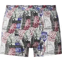 Jan Vanderstorm Retro Pants "Retropant STURGIL", Herren, Gr. 3XL, grau (hellgrau gemustert), Obermaterial: 95% Baumwolle CO. 5% Elasthan EL., Unterhosen Retro Pants