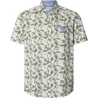 Babista Kurzarmhemd "Kurzarmhemd RENZIA", Herren, Gr. 4XL, weit, grün (grün gemustert), Obermaterial: 100% Baumwolle CO., Hemden Kurzarmhemd