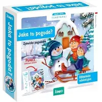 Jawa Lernspiel 'Wie ist das Wetter?' für Kinder, Puzzle mit 6 Tafeln, wöchentlicher Wetterkalender