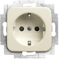Busch-Jaeger 2013-0-5312, CEE 7/3, 2P+E, Weiß, 250 V, 16 A, 71 mm