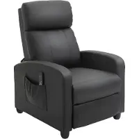 HOMCOM Massagesessel mit Liegefunktion, Relaxsessel mit Massagefunktion, Fernseh