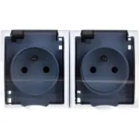 Ospel GNH-2HZ/00/d, Weiß, IP44, 16 A, 1 Stück(e)