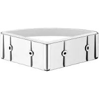Keuco ELEGANCE Eckduschablage, verdeckte Befestigung, 11657010000, Farbe: verchromt / weiß