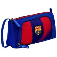 Astra papiernicze | Dreieckiges Federmäppchen FC Barcelona, 22 x 11 x 8,5 cm, innovatives Design, hochwertiger Organizer
